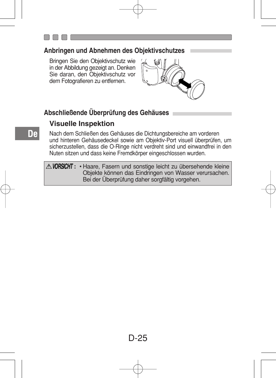 D-25 | Olympus PT-027 User Manual | Page 114 / 180