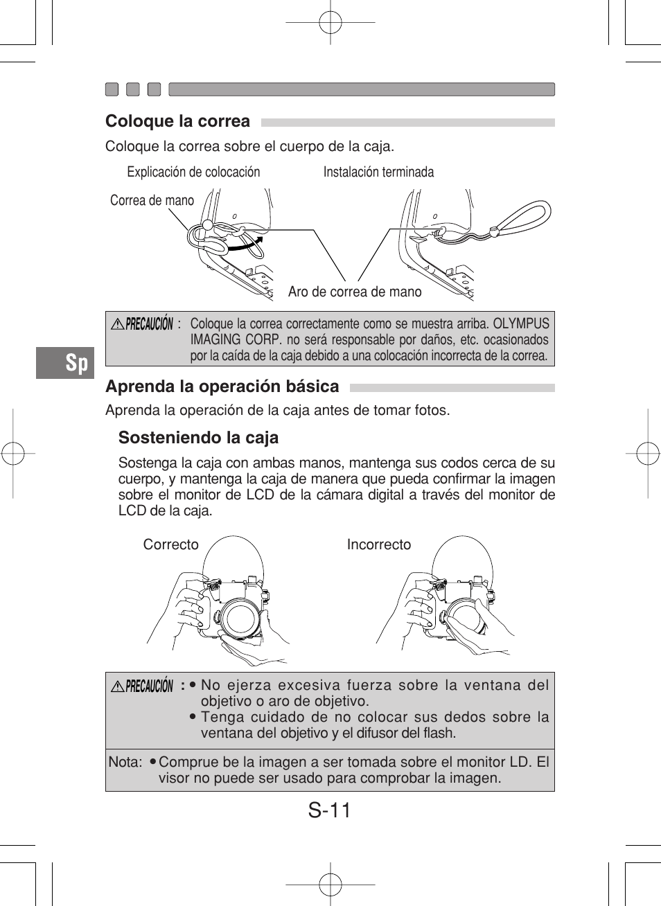 S-11 | Olympus PT-027 User Manual | Page 144 / 180