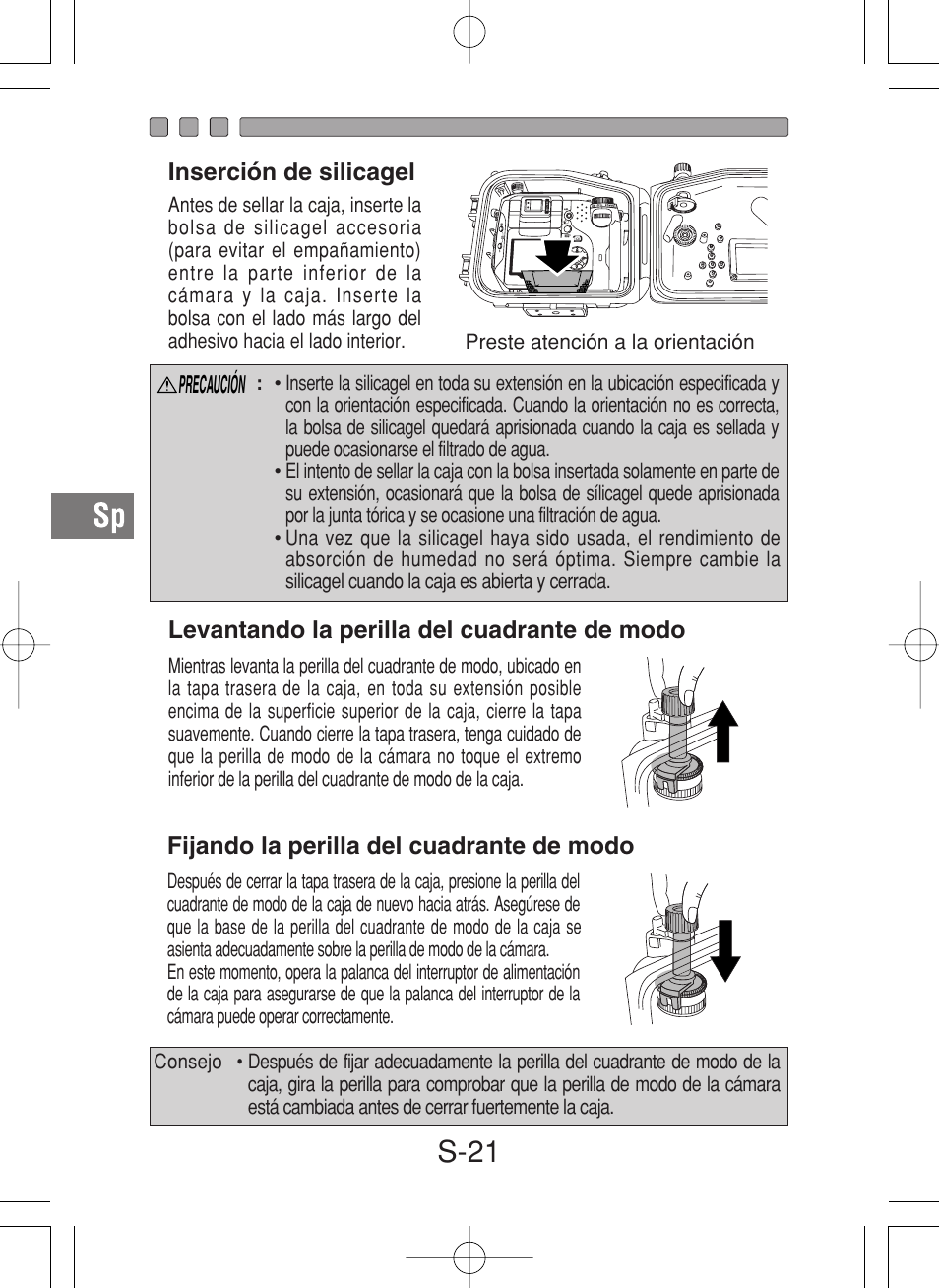 S-21 | Olympus PT-027 User Manual | Page 154 / 180