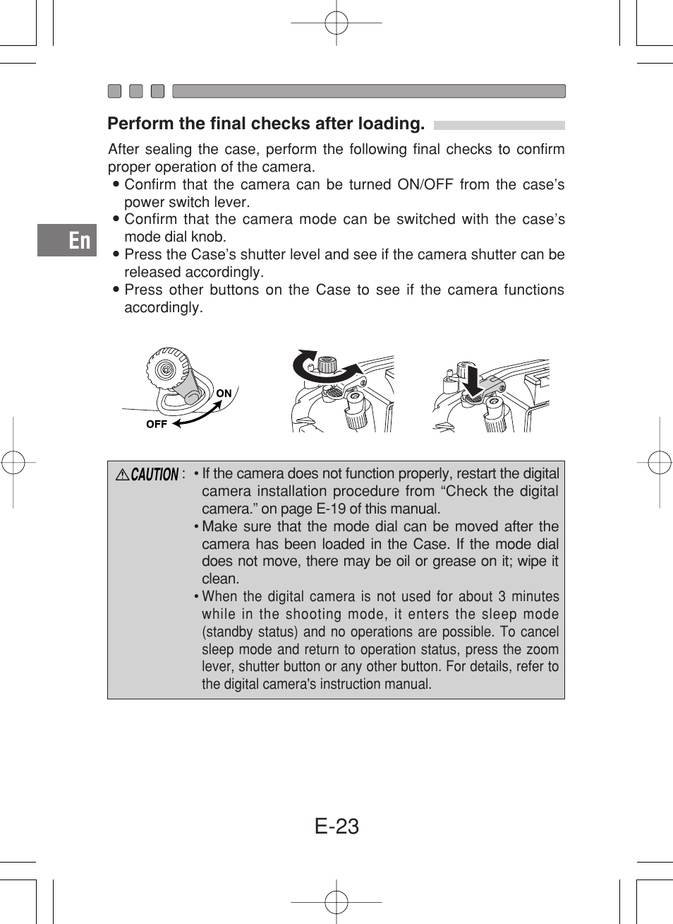 E-23 | Olympus PT-027 User Manual | Page 24 / 180