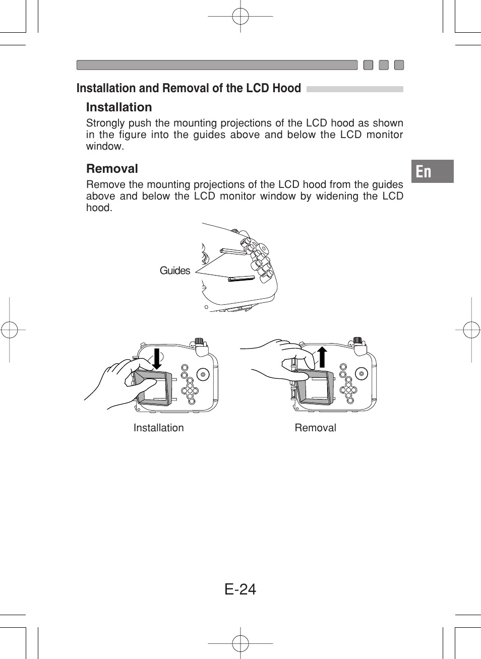 E-24 | Olympus PT-027 User Manual | Page 25 / 180