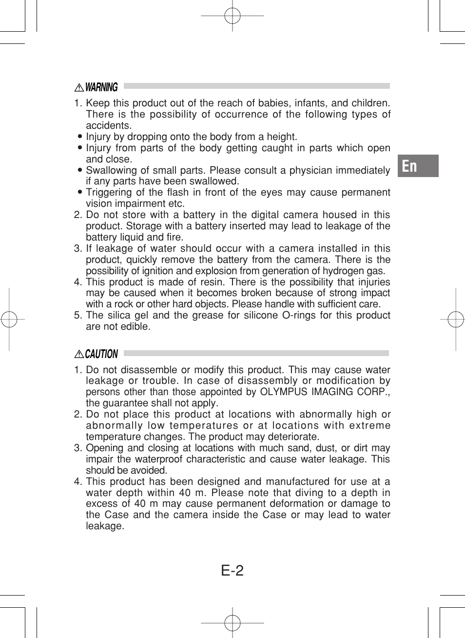 Olympus PT-027 User Manual | Page 3 / 180