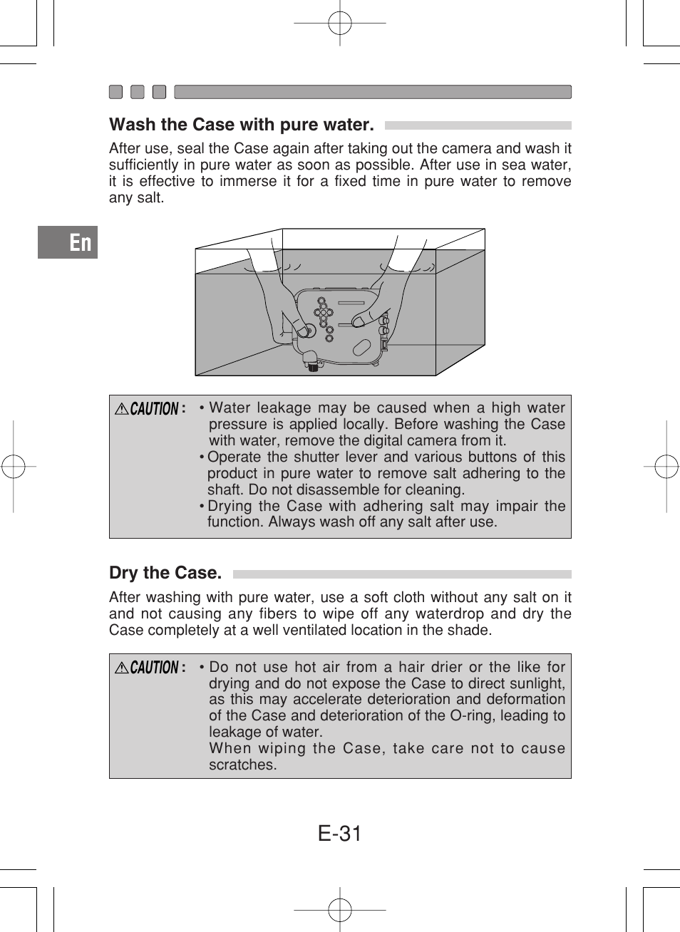 E-31 | Olympus PT-027 User Manual | Page 32 / 180