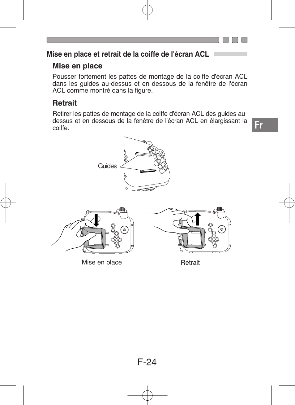 F-24 | Olympus PT-027 User Manual | Page 69 / 180