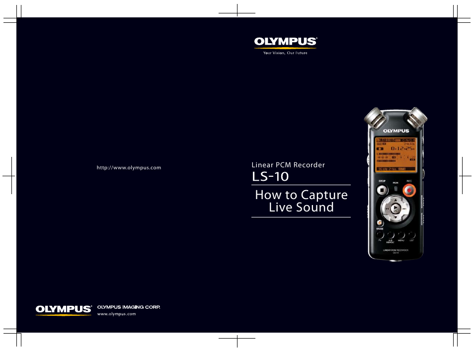 Olympus LS-10 User Manual | 8 pages