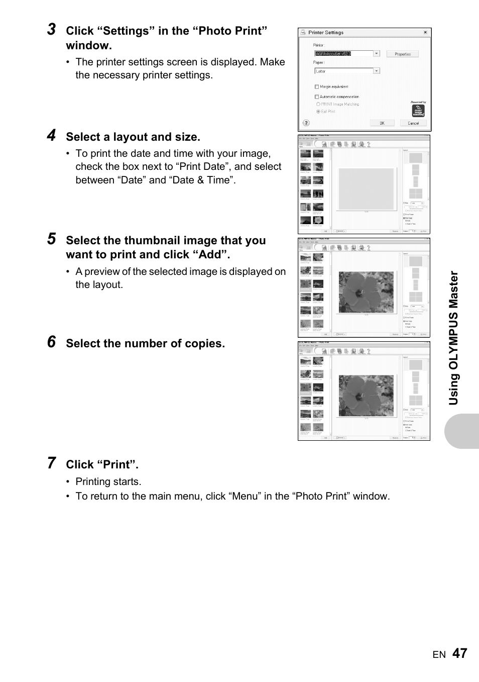 Olympus ADVANCED MANUAL FE-200 User Manual | Page 47 / 78