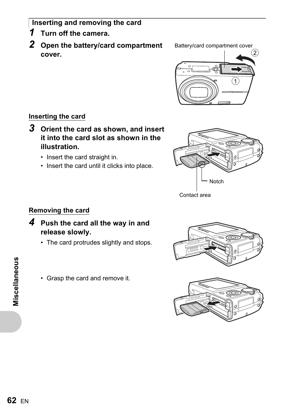 Olympus ADVANCED MANUAL FE-200 User Manual | Page 62 / 78