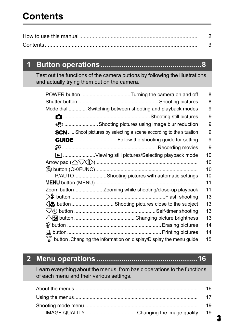 Olympus M 710 User Manual | Page 3 / 86