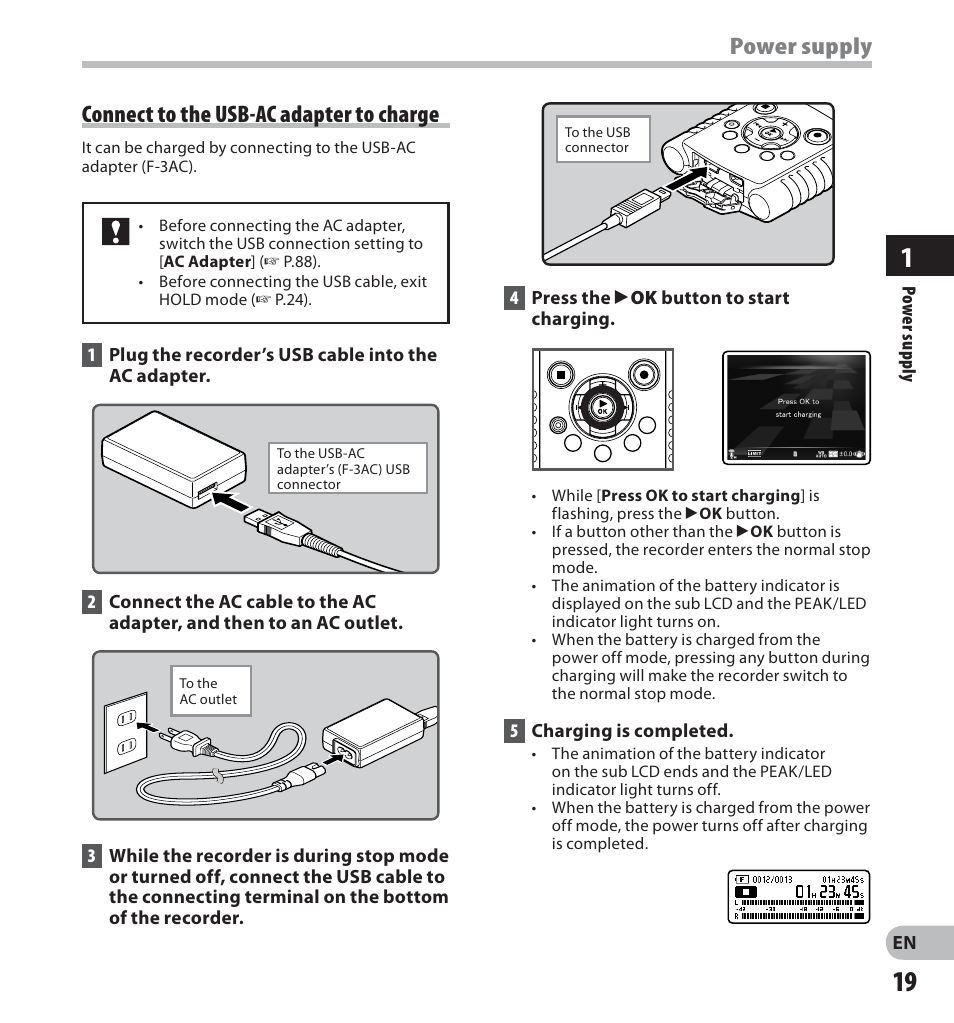 Olympus LS-20M User Manual | Page 19 / 112