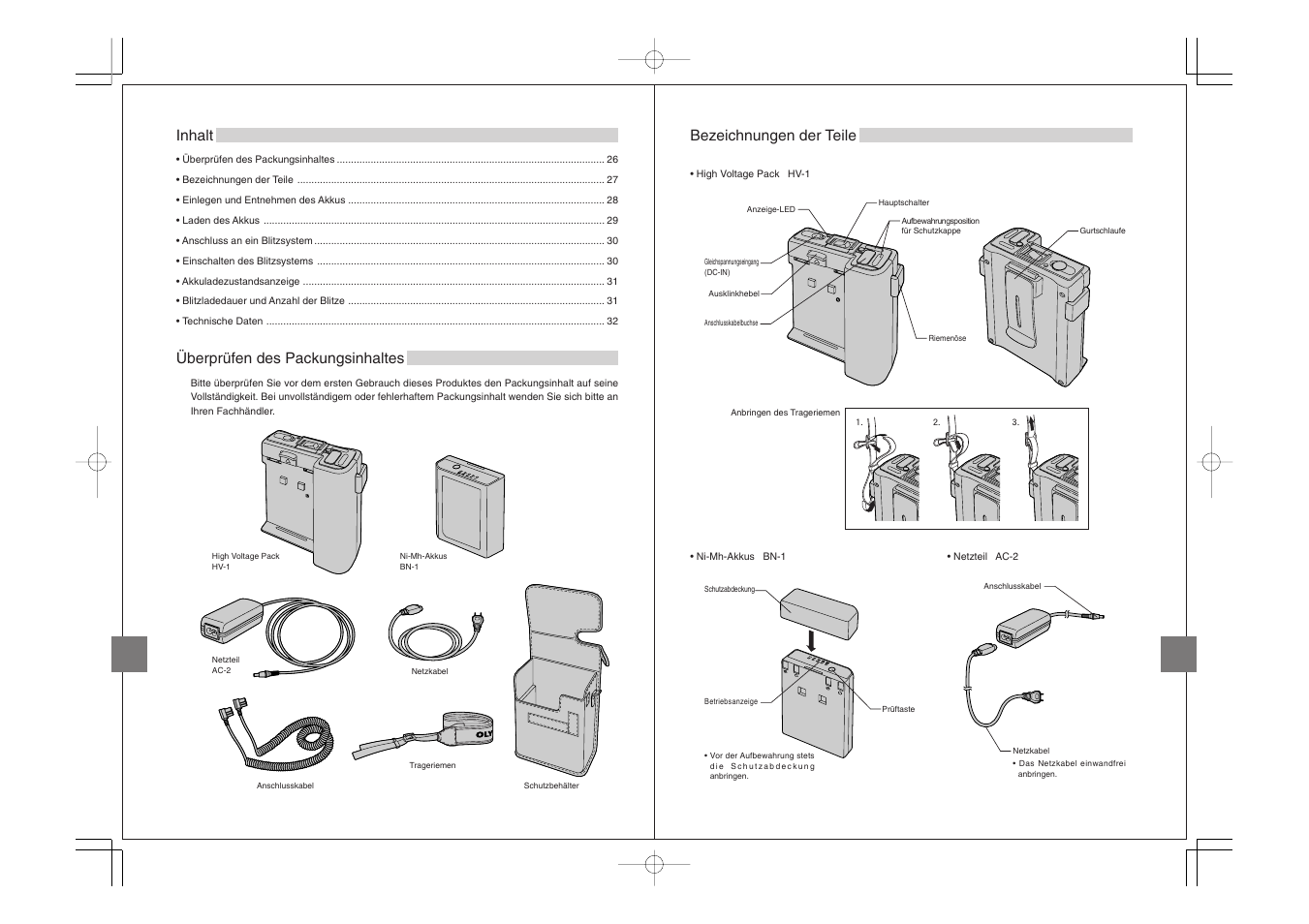 Olympus FLASH HIGH VOLTAGE SET FS-HV1 User Manual | Page 14 / 30