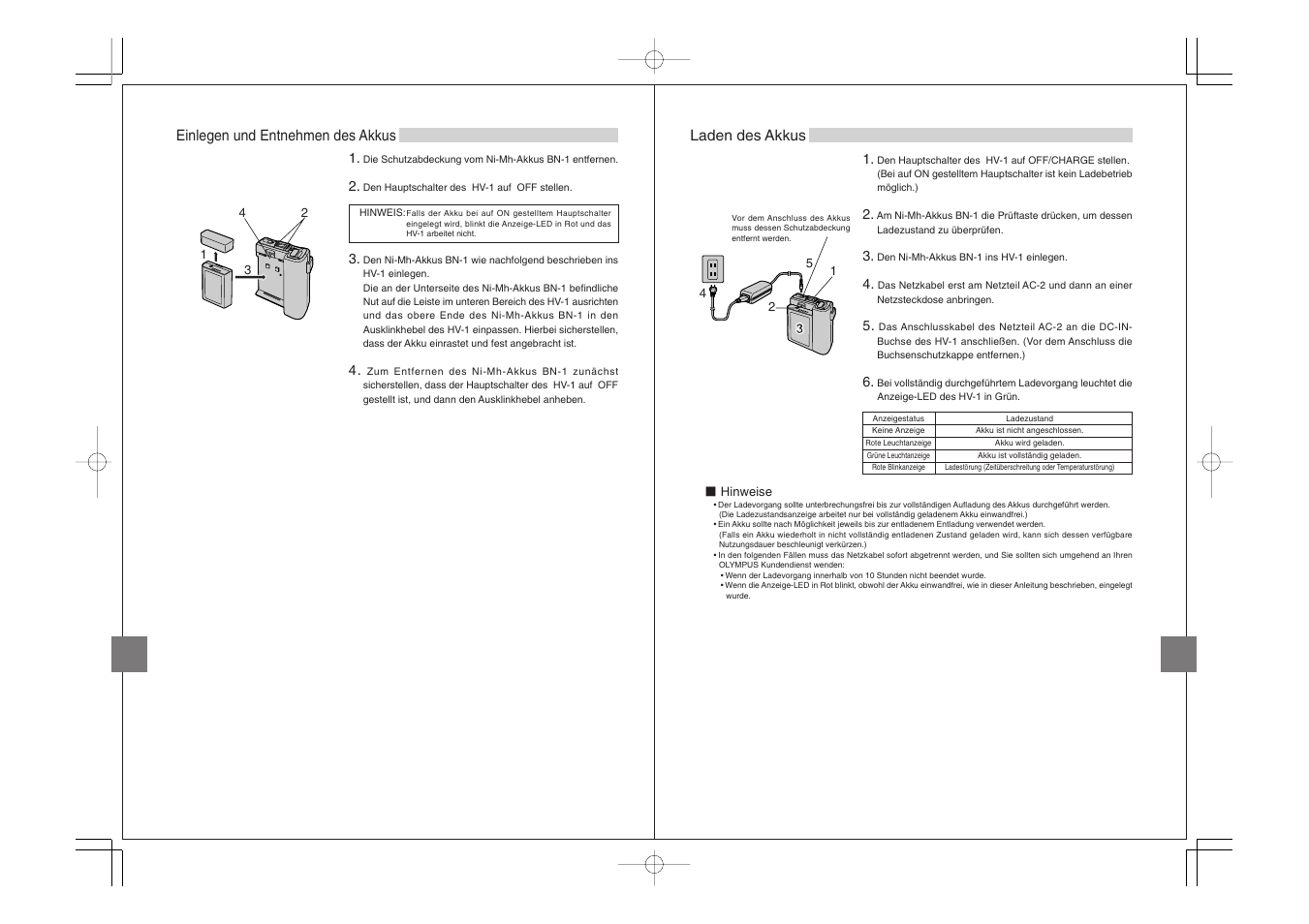 Olympus FLASH HIGH VOLTAGE SET FS-HV1 User Manual | Page 15 / 30