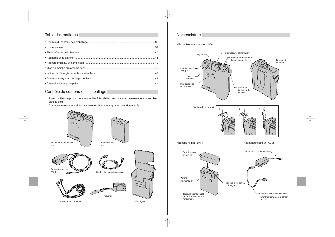 Olympus FLASH HIGH VOLTAGE SET FS-HV1 User Manual | Page 20 / 30