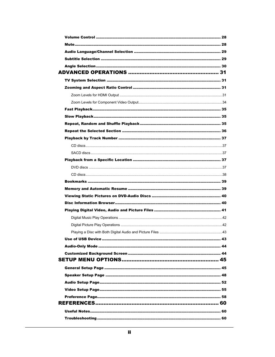 OPPO Digital OPPO DV-983H User Manual | Page 4 / 70
