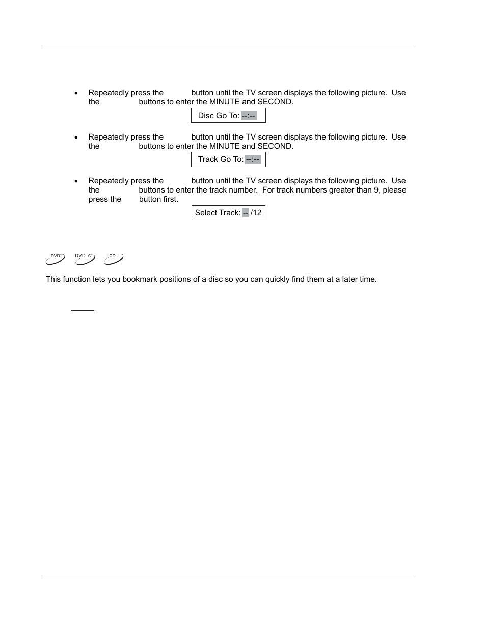 Cd discs, Bookmarks | OPPO Digital OPPO DV-980H User Manual | Page 38 / 61