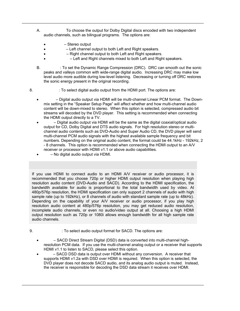 OPPO Digital OPPO DV-980H User Manual | Page 52 / 61