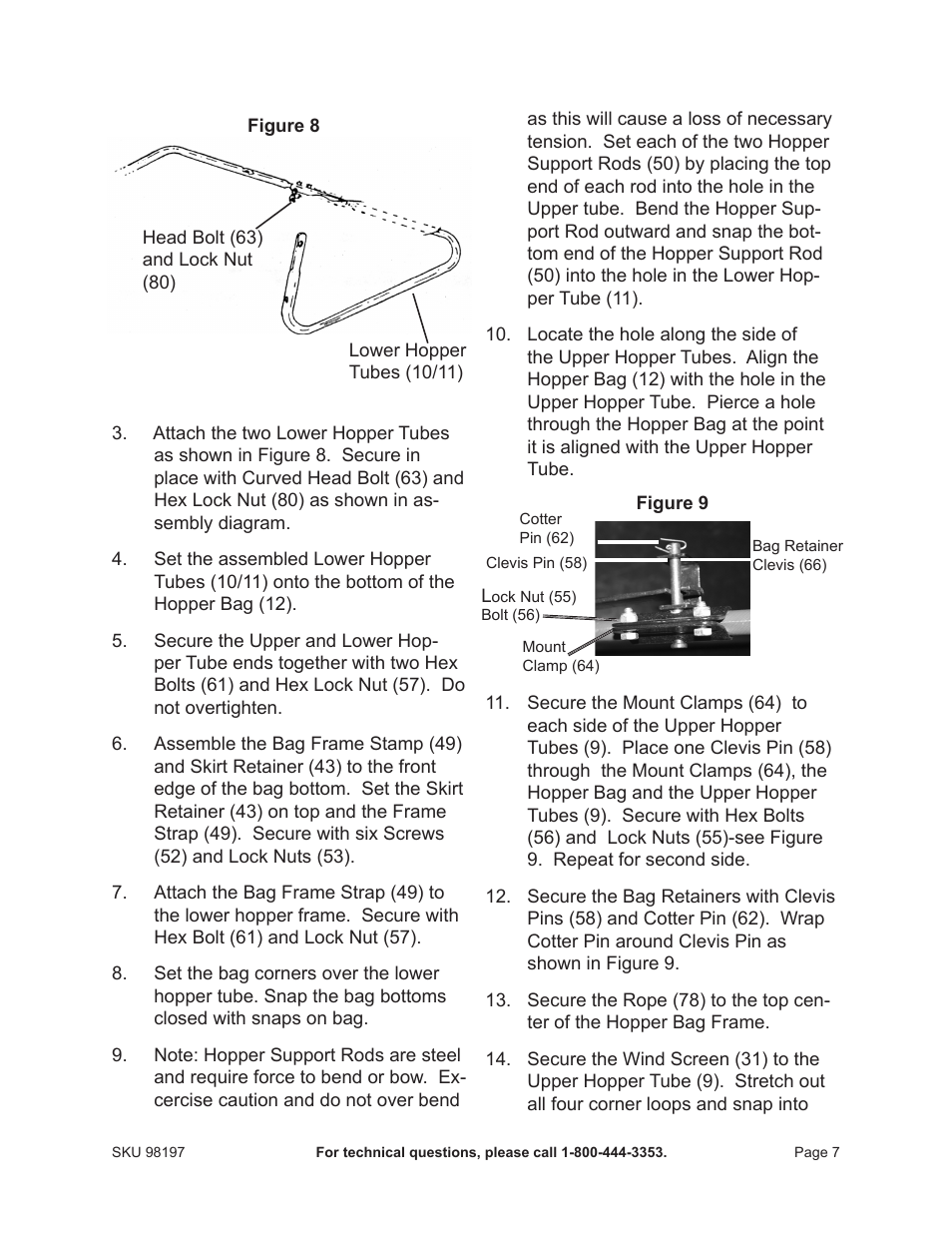 One Stop Gardens 98197 User Manual | Page 7 / 14