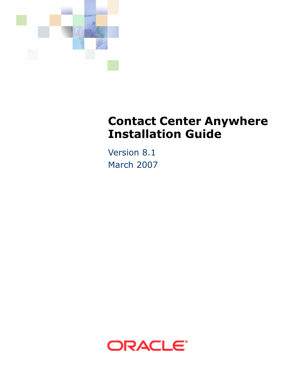 Oracle Audio Technologies 8.1 User Manual | 54 pages