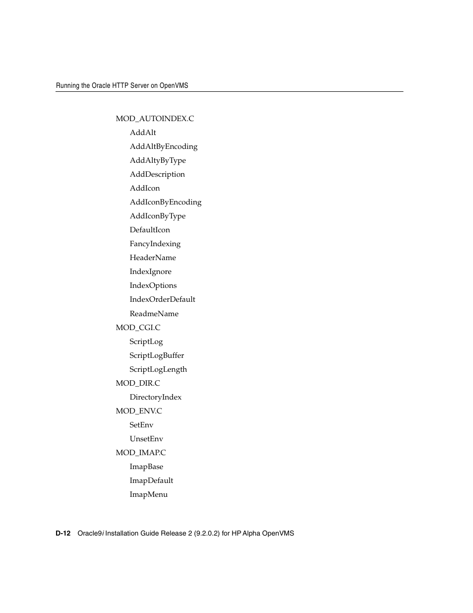 Oracle Audio Technologies ORACLE9I B10508-01 User Manual | Page 158 / 186