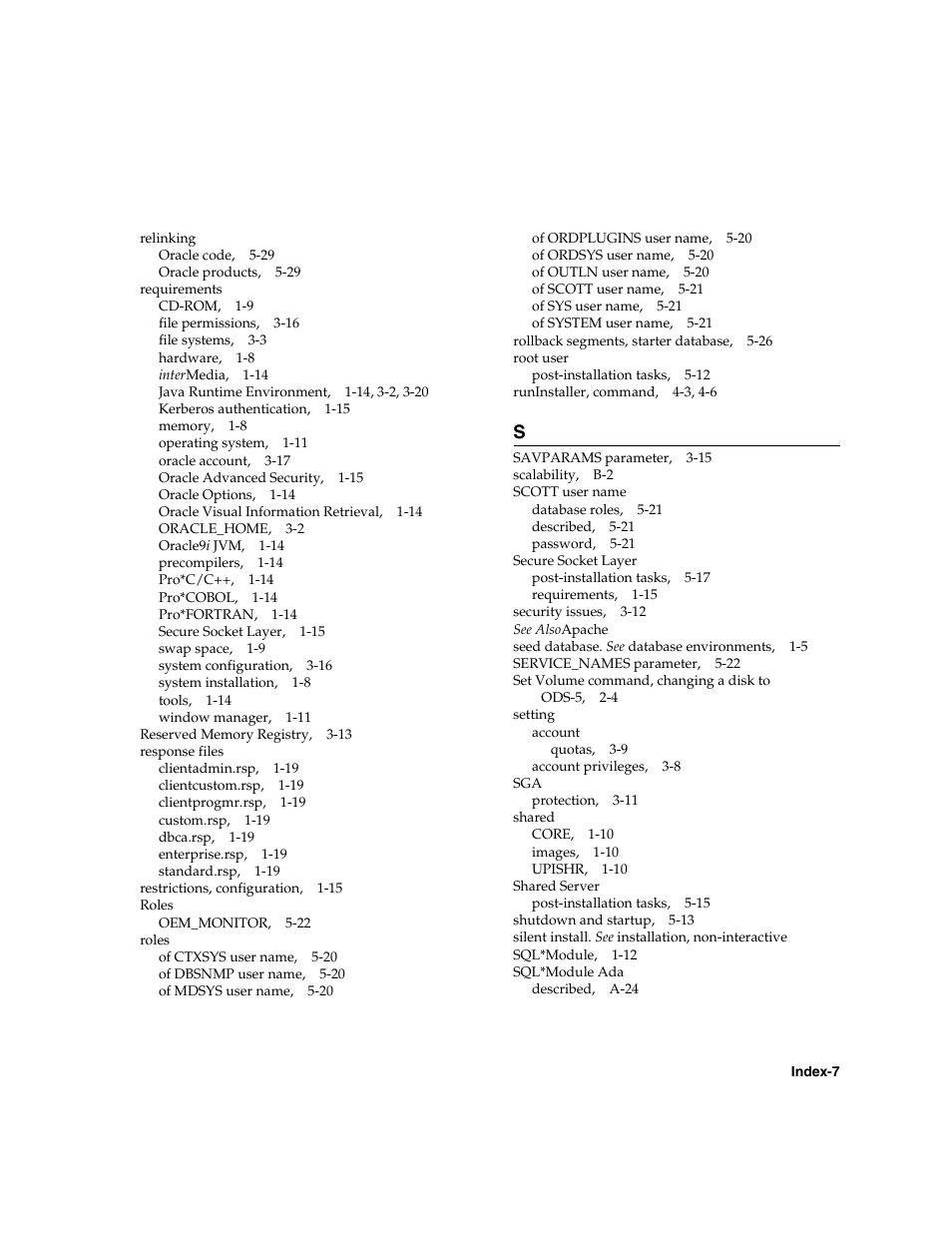 Oracle Audio Technologies ORACLE9I B10508-01 User Manual | Page 183 / 186