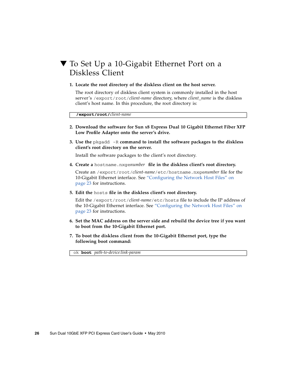 Oracle Audio Technologies Sun Oracle SunDual 10GbE XFP User Manual | Page 36 / 86