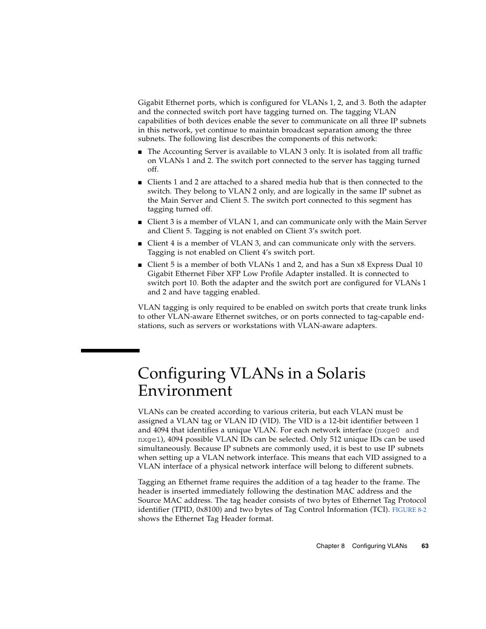Configuring vlans in a solaris environment | Oracle Audio Technologies Sun Oracle SunDual 10GbE XFP User Manual | Page 73 / 86