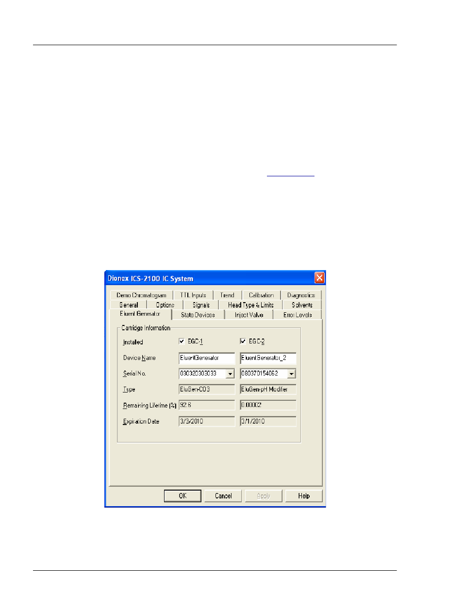 1 recording the epm serial number in chromeleon | Oritron Dionex Ion Chromatography System ICS-2100 User Manual | Page 182 / 288