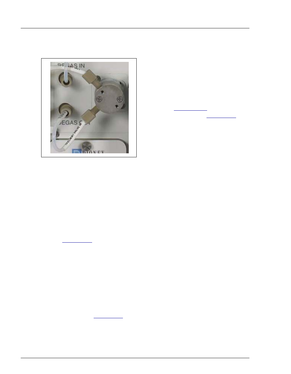 2 eluent valve, 3 pump, Eluent valve | Pump, Section 2.4.3 | Oritron Dionex Ion Chromatography System ICS-2100 User Manual | Page 46 / 288