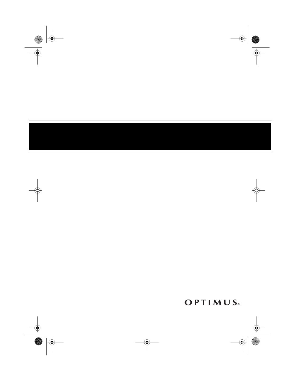 Optimus 12-1610 User Manual | 16 pages