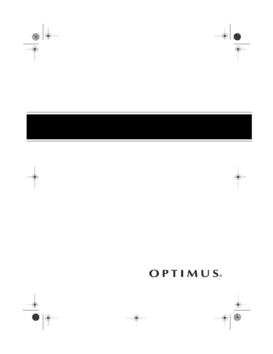 Optimus SCR-63 User Manual | 16 pages