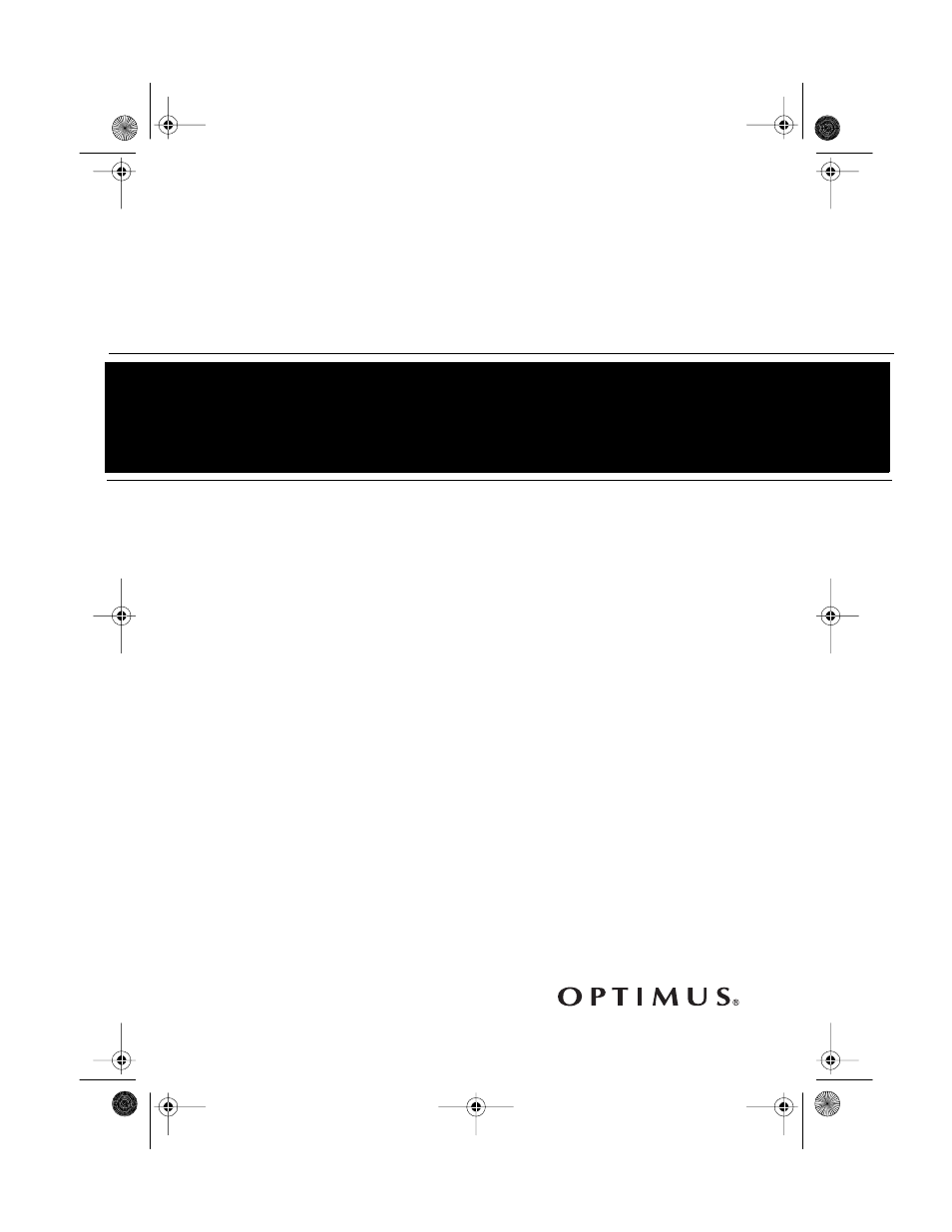 Optimus 16-132 User Manual | 20 pages