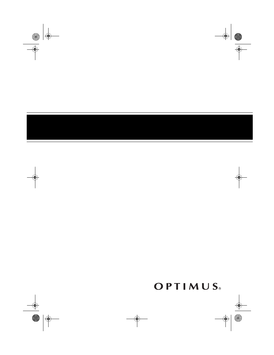 Optimus ACR-326 User Manual | 16 pages