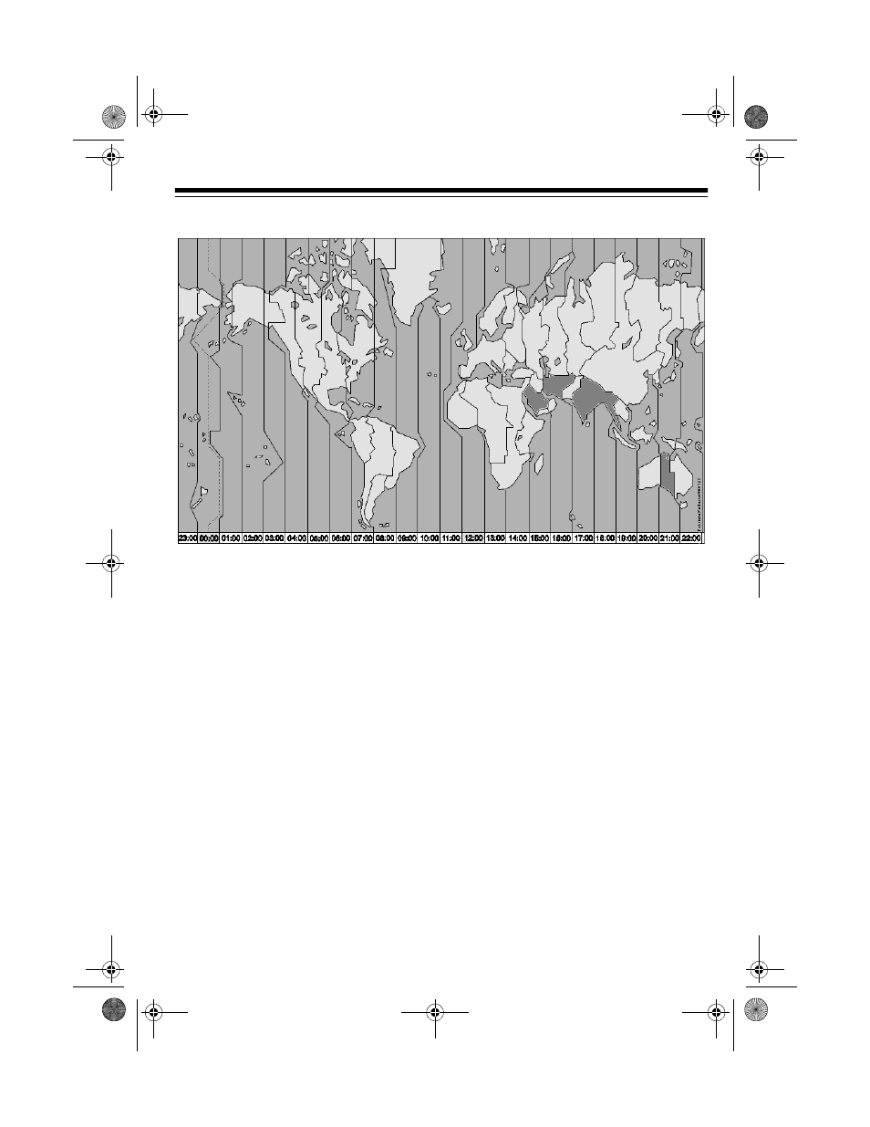 Utc time zone chart | Optimus ACR-326 User Manual | Page 15 / 16