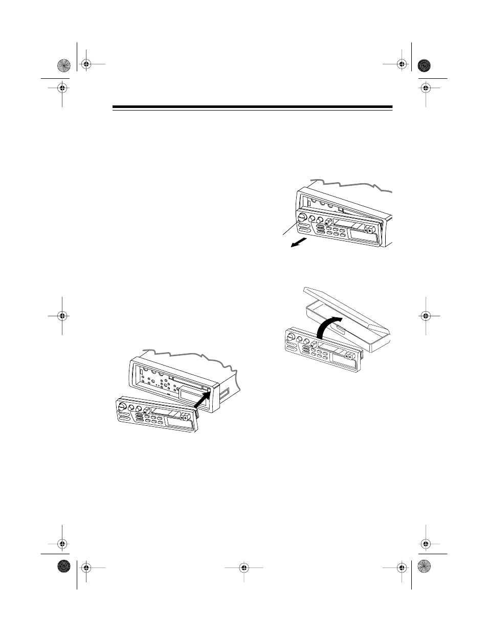 Using the faceplate, Installing the faceplate, Removing the faceplate | Optimus 12-2114 User Manual | Page 13 / 25