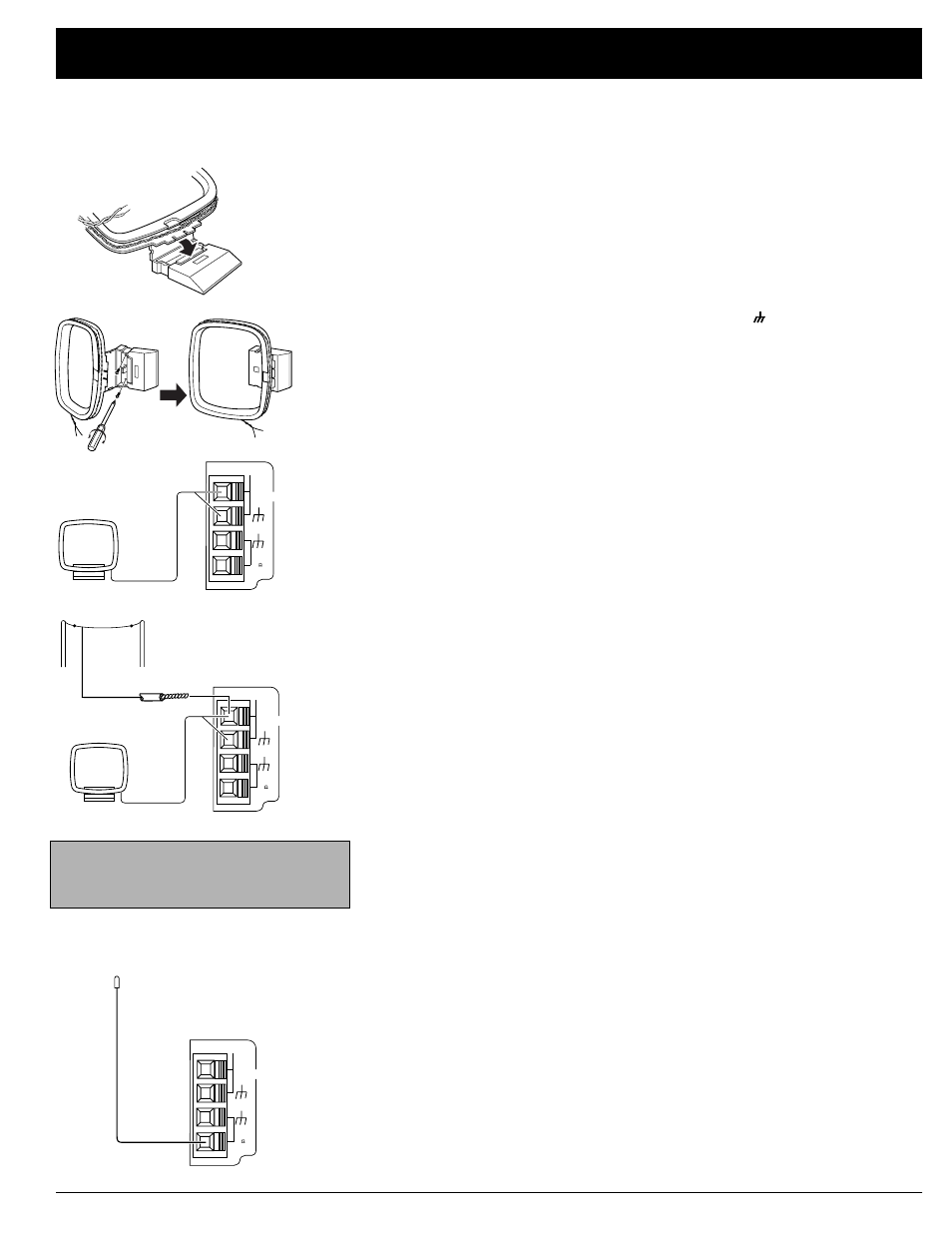 Preparing your receiver, Connecting the antennas, Am antennas | Fm antennas | Optimus 31-3042 User Manual | Page 21 / 64