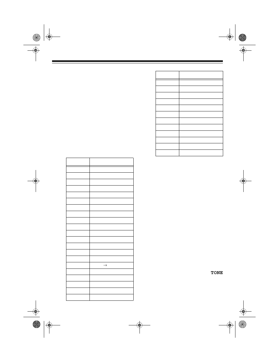 Tone | Optimus MD-1600 User Manual | Page 12 / 60