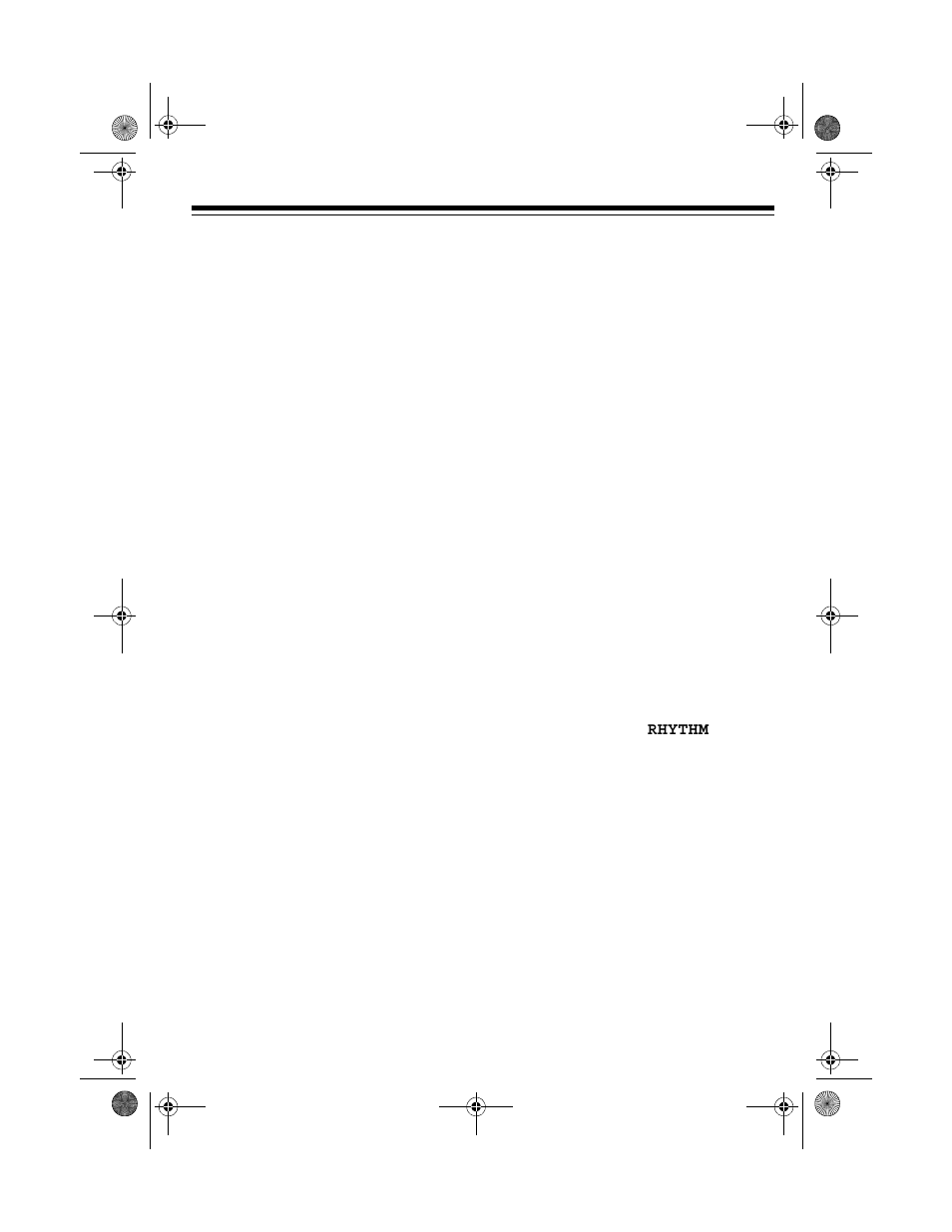 Using the preset auto-rhythms | Optimus MD-1600 User Manual | Page 15 / 60