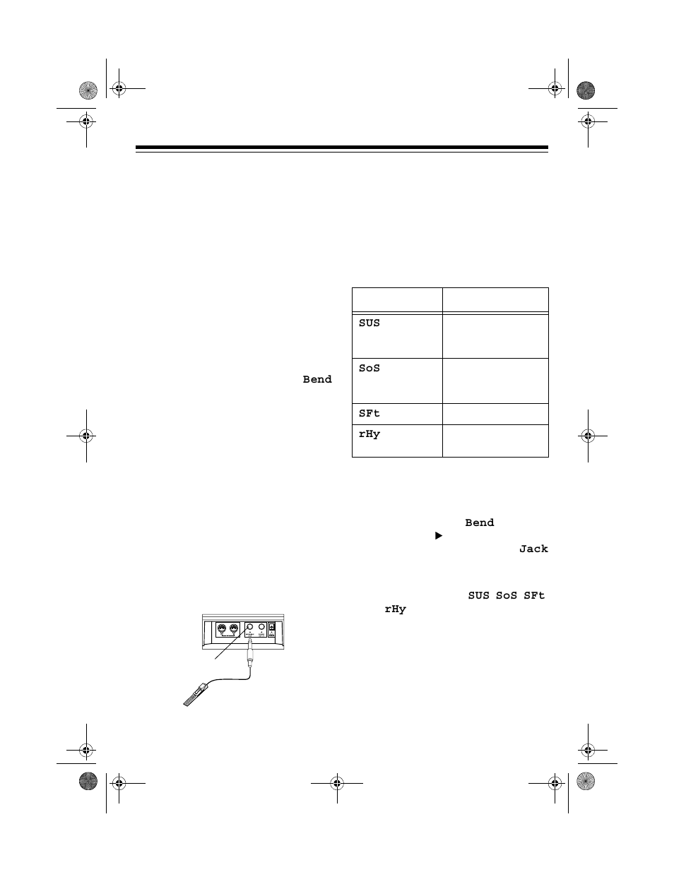 Using a sustain pedal | Optimus MD-1600 User Manual | Page 31 / 60