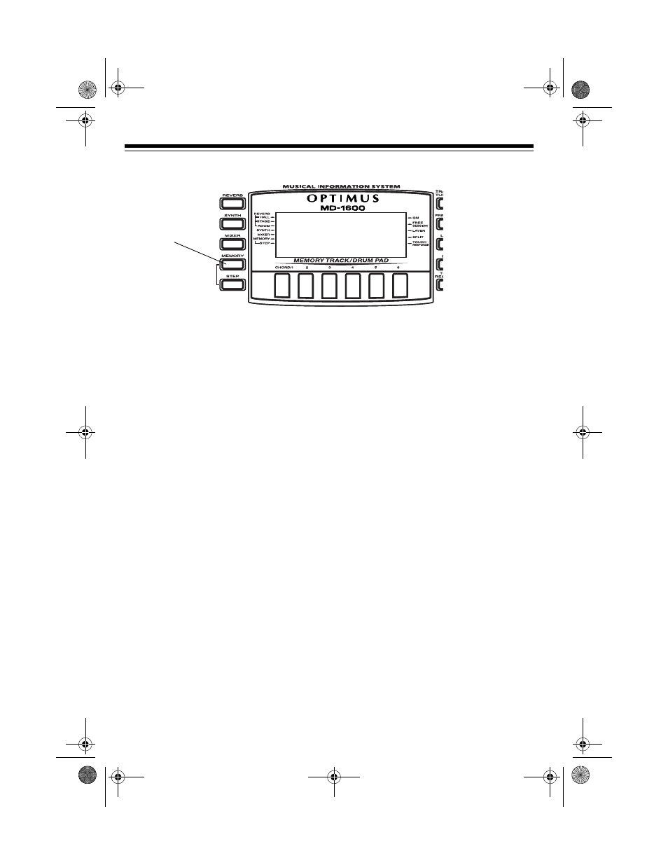 Real-time recording | Optimus MD-1600 User Manual | Page 32 / 60