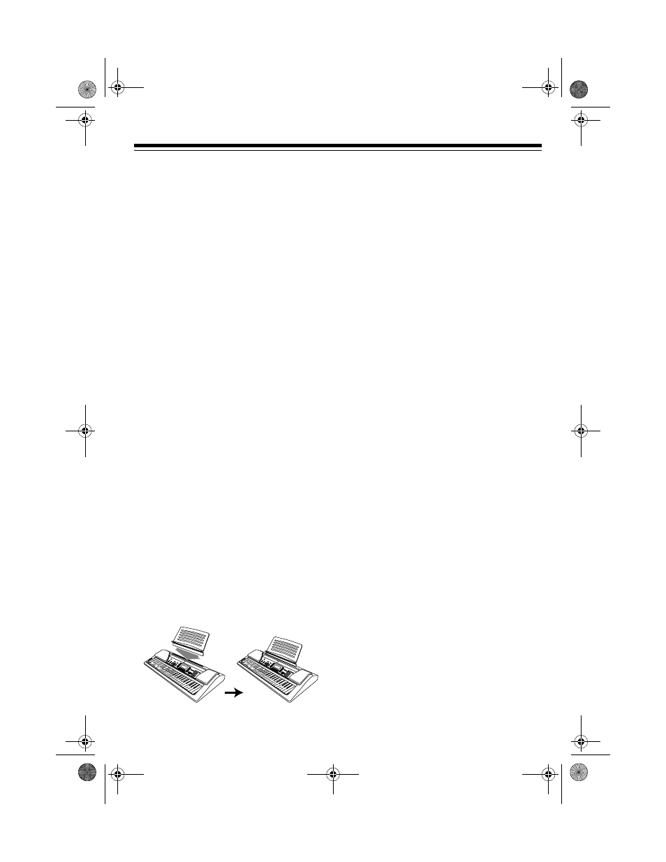 Connecting an external amplifier, Using the music stand | Optimus MD-1600 User Manual | Page 9 / 60