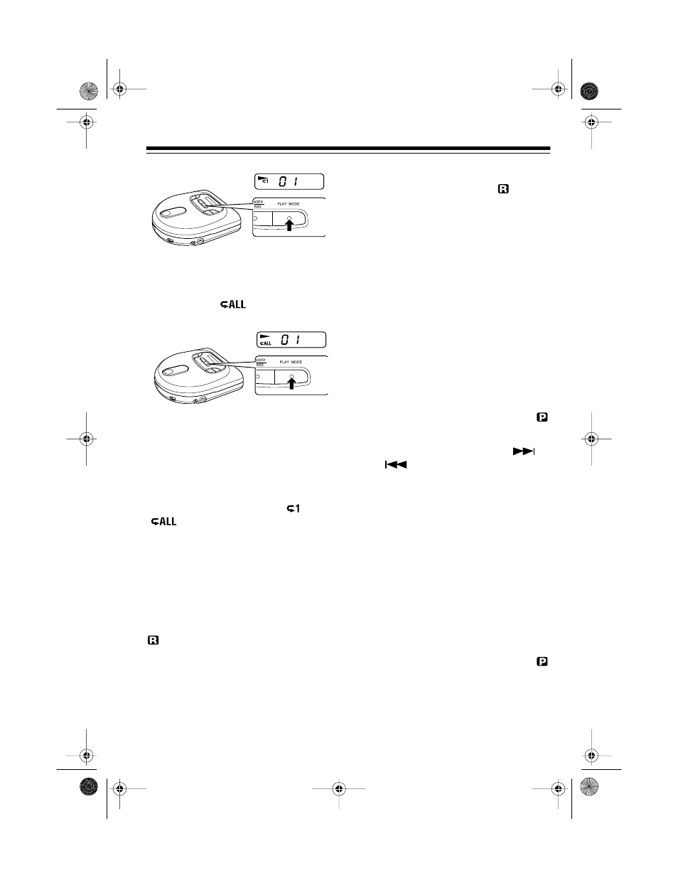 Random play, Programmed play | Optimus CD-3690 (42-5076) User Manual | Page 17 / 24
