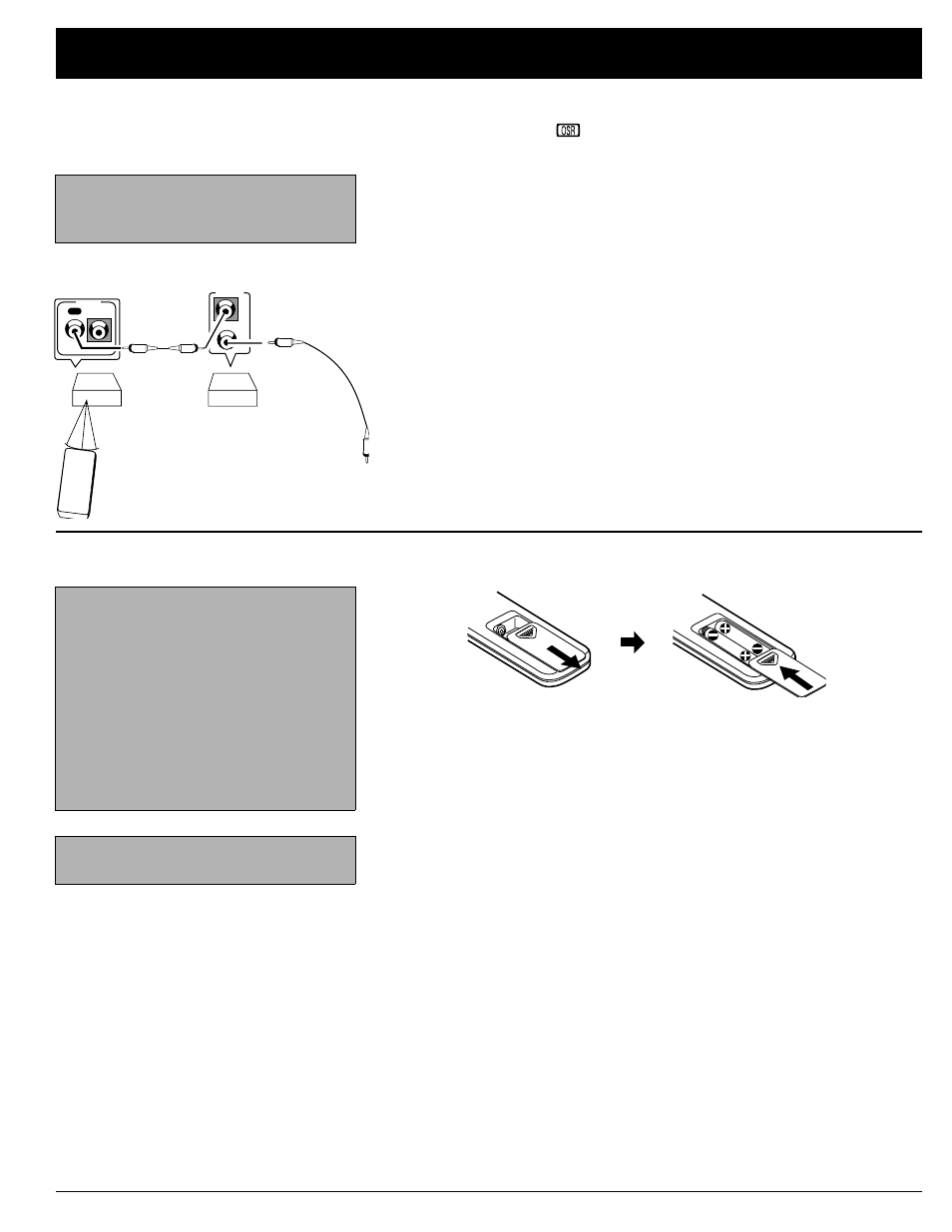 Preparing your receiver, Using one remote control for more than one unit, Installing the remote control’s batteries | Optimus STAV-3680 User Manual | Page 13 / 32