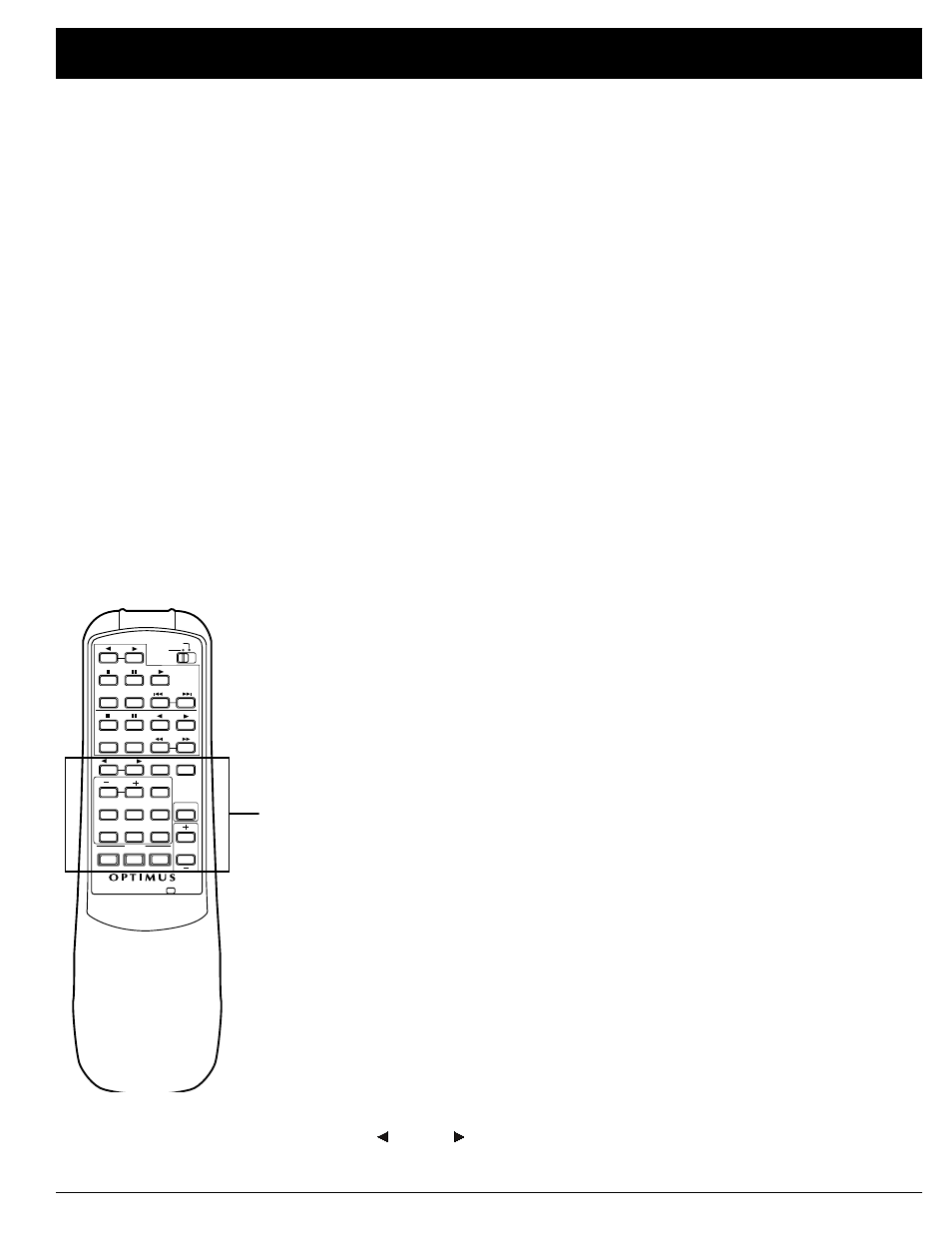 Using the remote control, Audio/surround switch, Switch to | Optimus STAV-3680 User Manual | Page 23 / 32