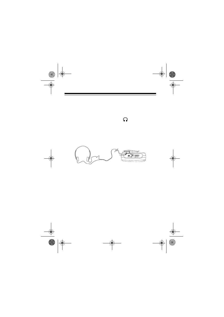 Connecting the headphones or amplified speakers, Listening safely | Optimus SCP-104 User Manual | Page 6 / 16