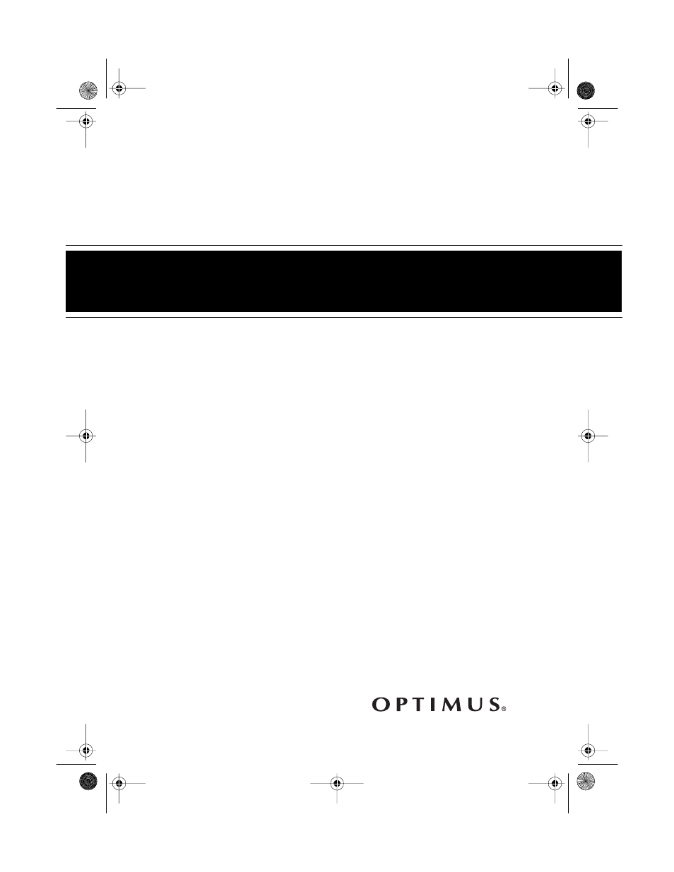 Optimus CTR-110 User Manual | 16 pages