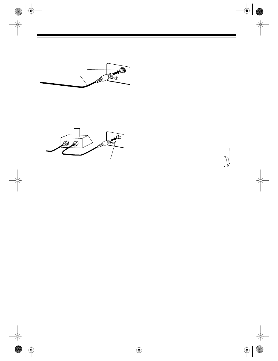 Connecting an external device, Connecting power, Cable channel designations | Optimus 16-421 User Manual | Page 10 / 40