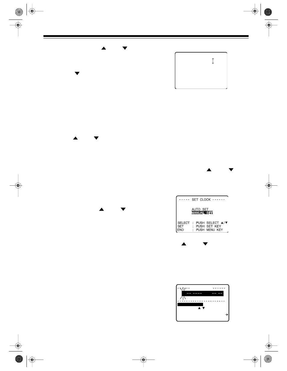 Adding/erasing channels, Setting the clock manually | Optimus 16-421 User Manual | Page 15 / 40