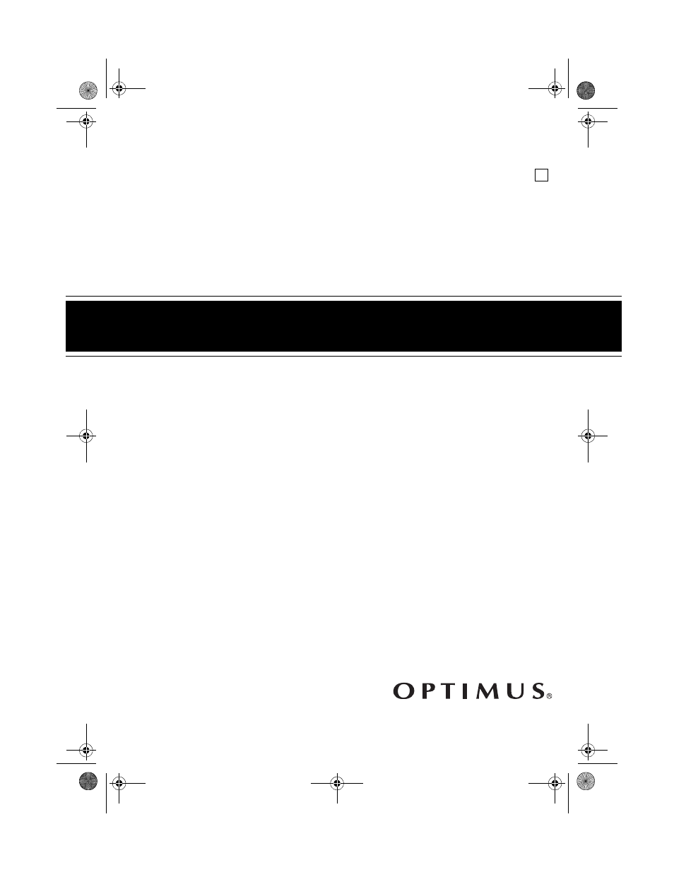 Optimus CTR-108 User Manual | 16 pages