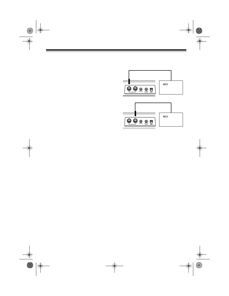Using midi, About midi, Making the midi connections | Optimus MD-1150 User Manual | Page 25 / 40