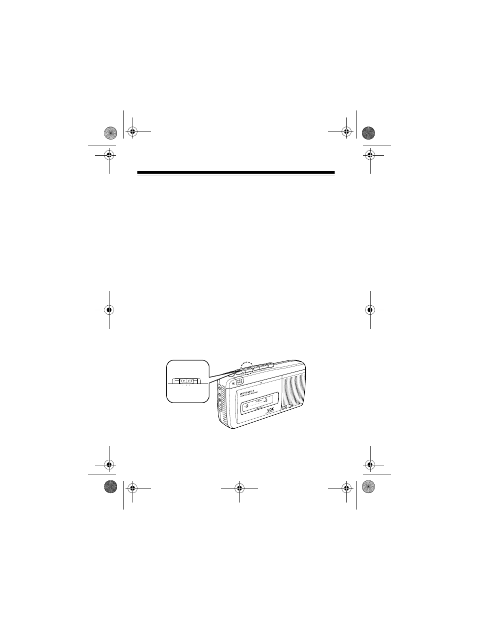 Recording, Vox recording, When you select | Optimus CTR-116 User Manual | Page 16 / 28