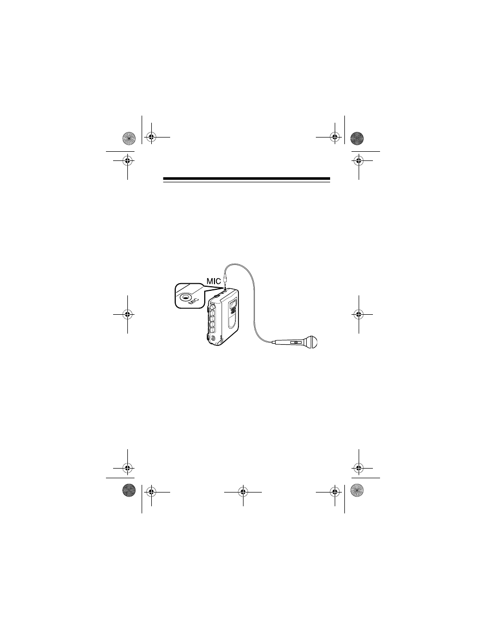 Connecting an external microphone | Optimus CTR-114 User Manual | Page 15 / 36